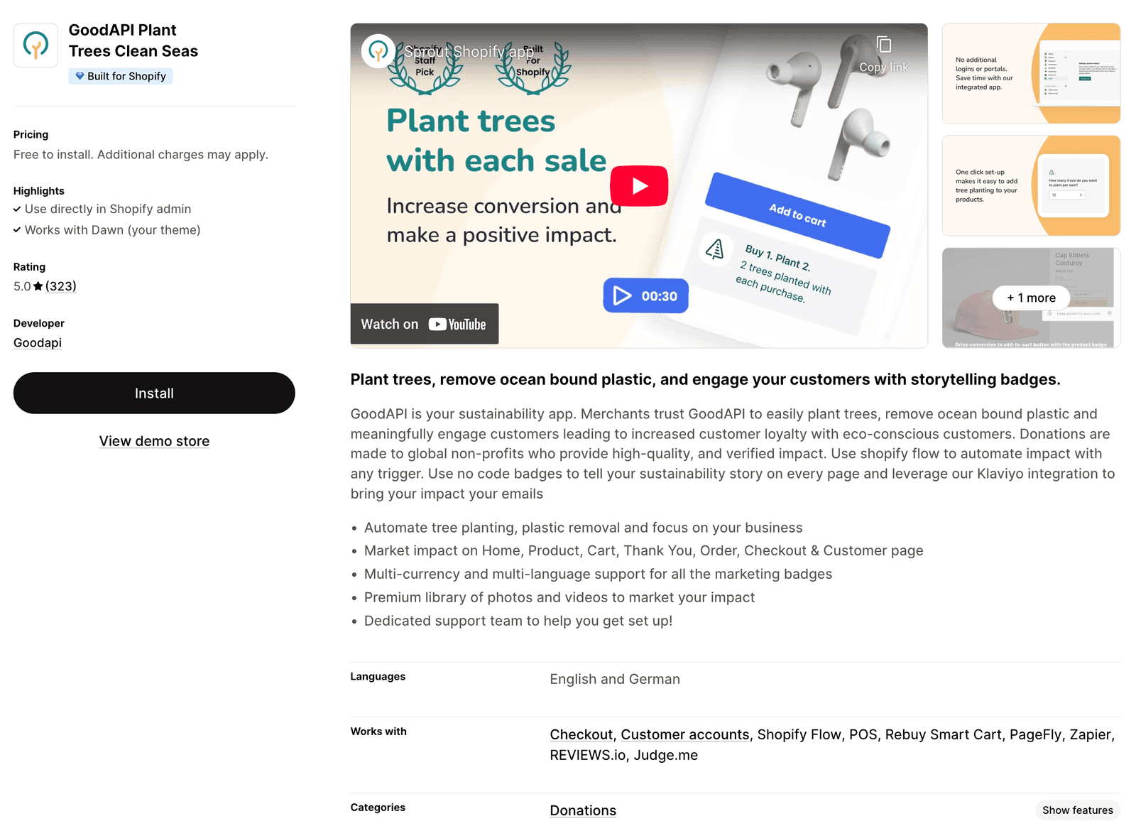 GoodAPI Shopify App