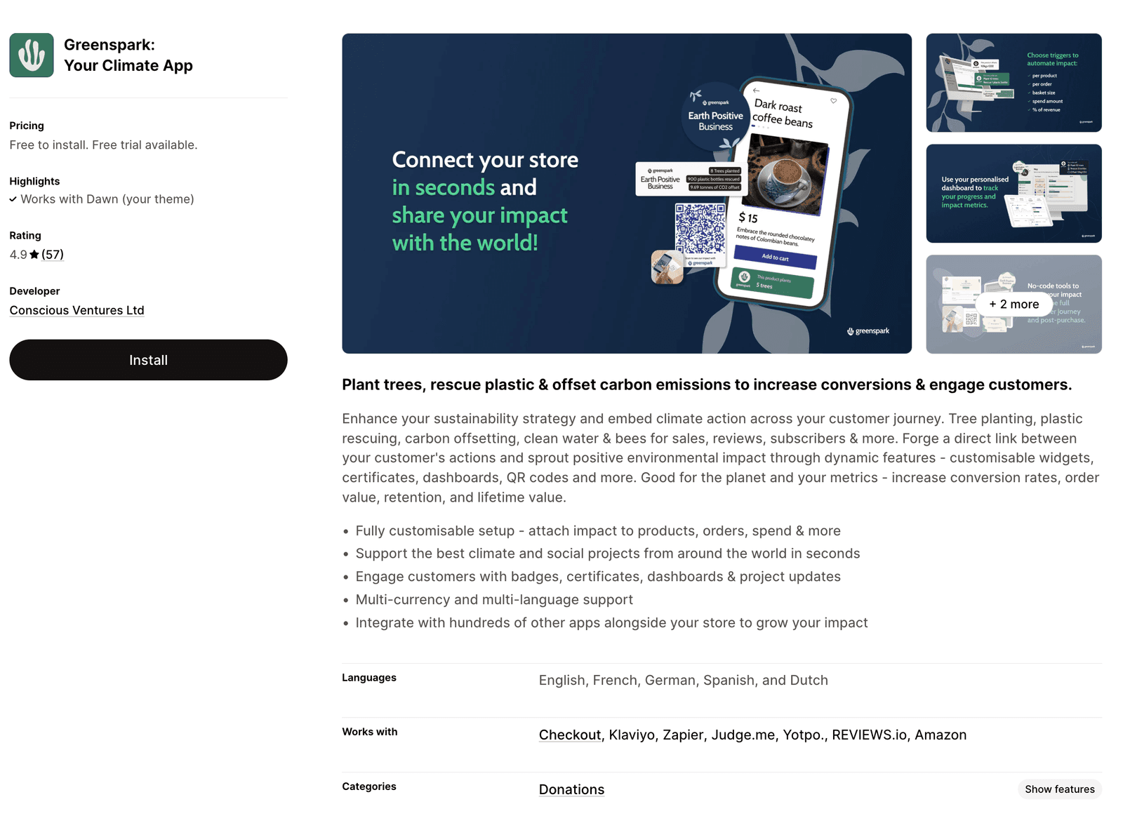 Greenspark Shopify App