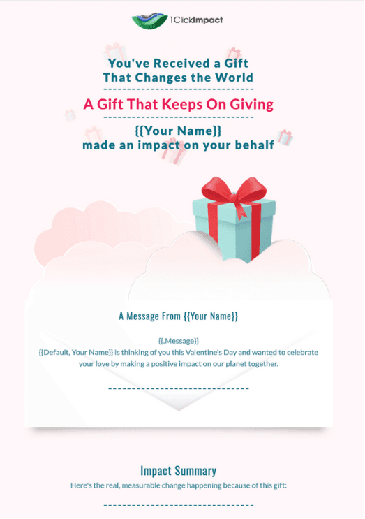 Gift theme email preview for Father's Day